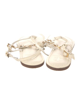 Tory Burch Leather T-Strap Sandals
