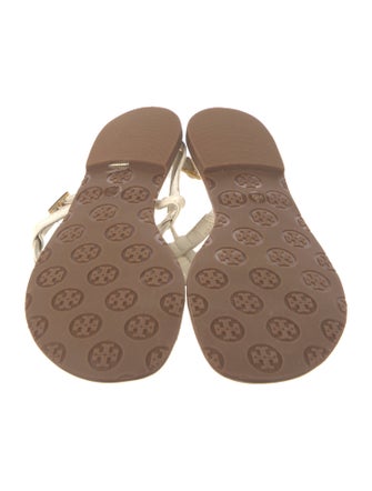 Tory Burch Leather T-Strap Sandals