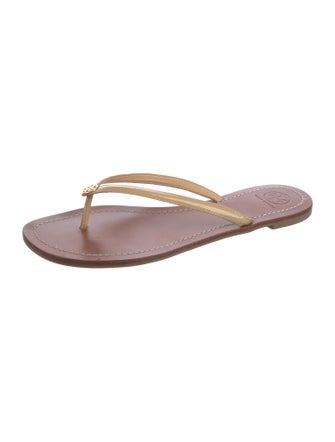Tory Burch Patent Leather Flip Flops