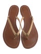Tory Burch Patent Leather Flip Flops