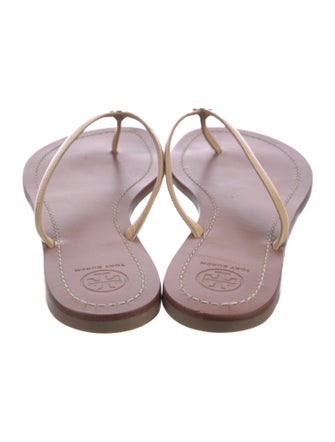 Tory Burch Patent Leather Flip Flops