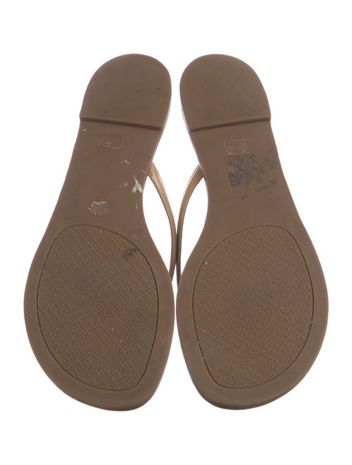 Tory Burch Patent Leather Flip Flops