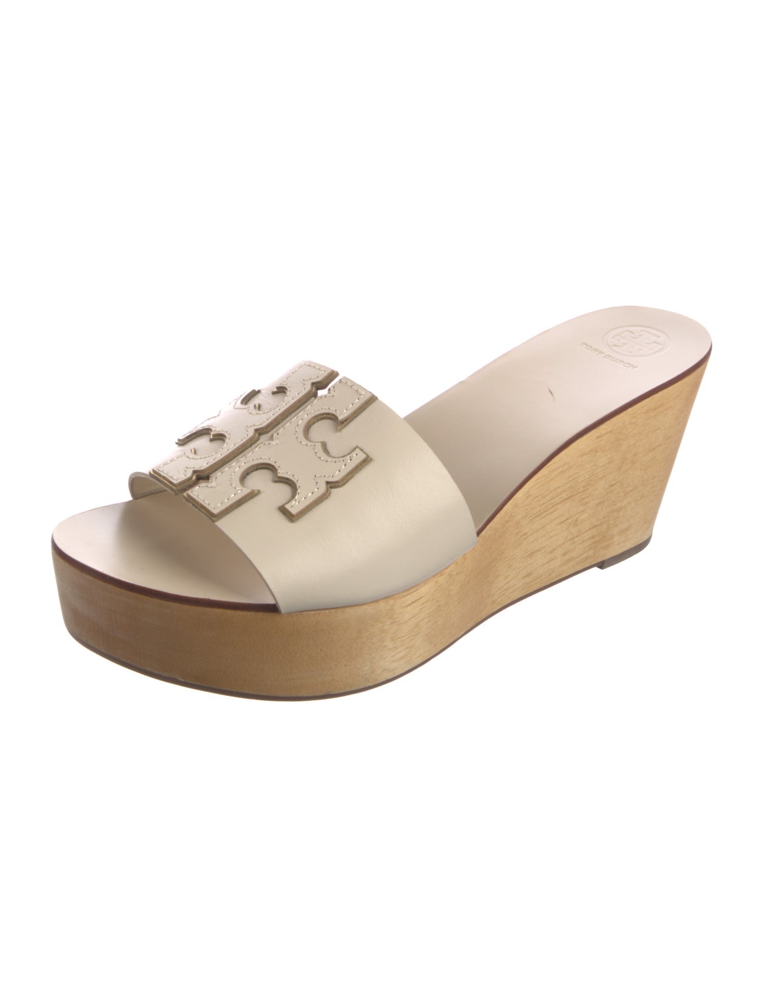 Tory Burch Leather Slides