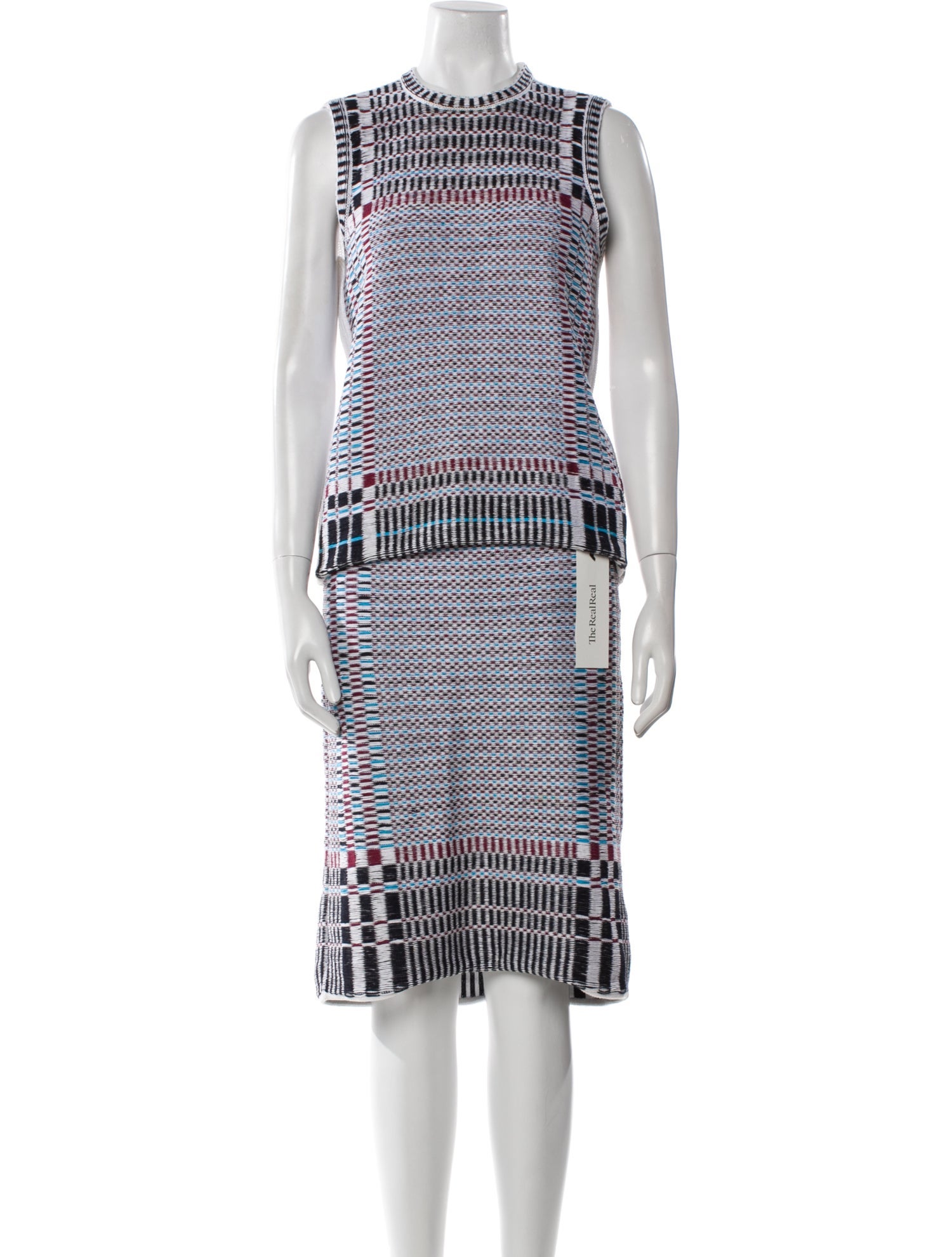 Tory Burch Plaid Print Skirt Set