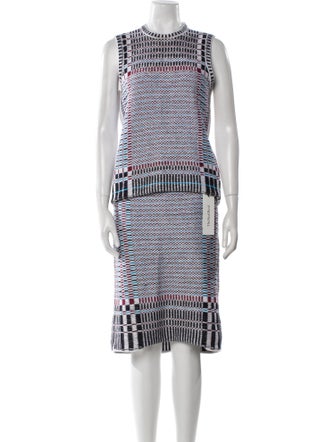 Tory Burch Plaid Print Skirt Set