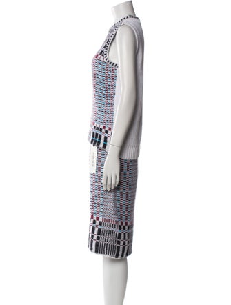 Tory Burch Plaid Print Skirt Set