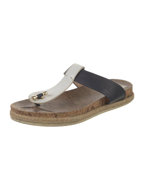 Tory Burch Leather Flip Flops