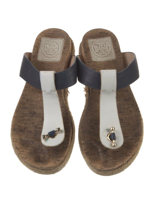 Tory Burch Leather Flip Flops
