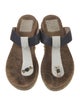 Tory Burch Leather Flip Flops