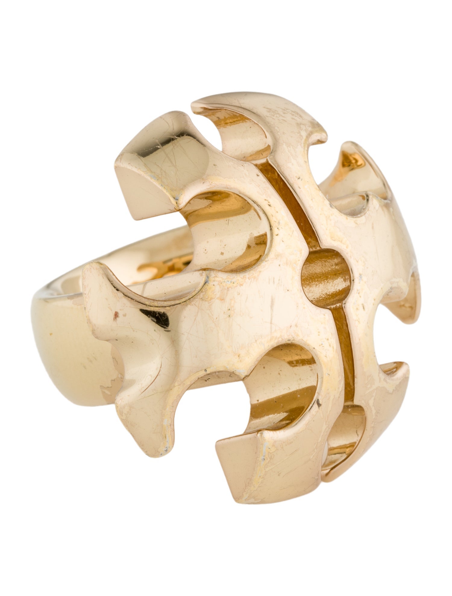 Tory Burch Domed Logo Ring