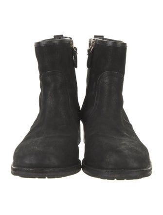 Tory Burch Suede Leather Trim Embellishment Boots