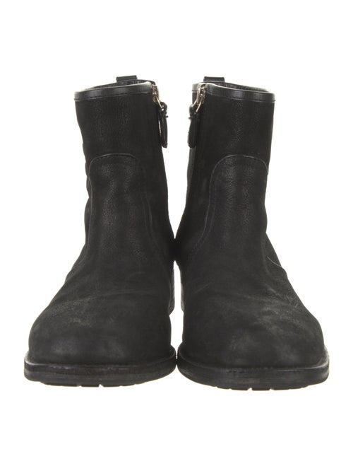 Tory Burch Suede Leather Trim Embellishment Boots