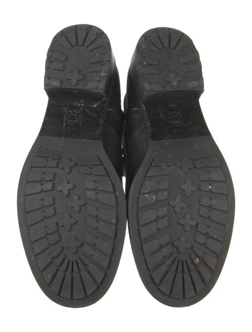 Tory Burch Suede Leather Trim Embellishment Boots