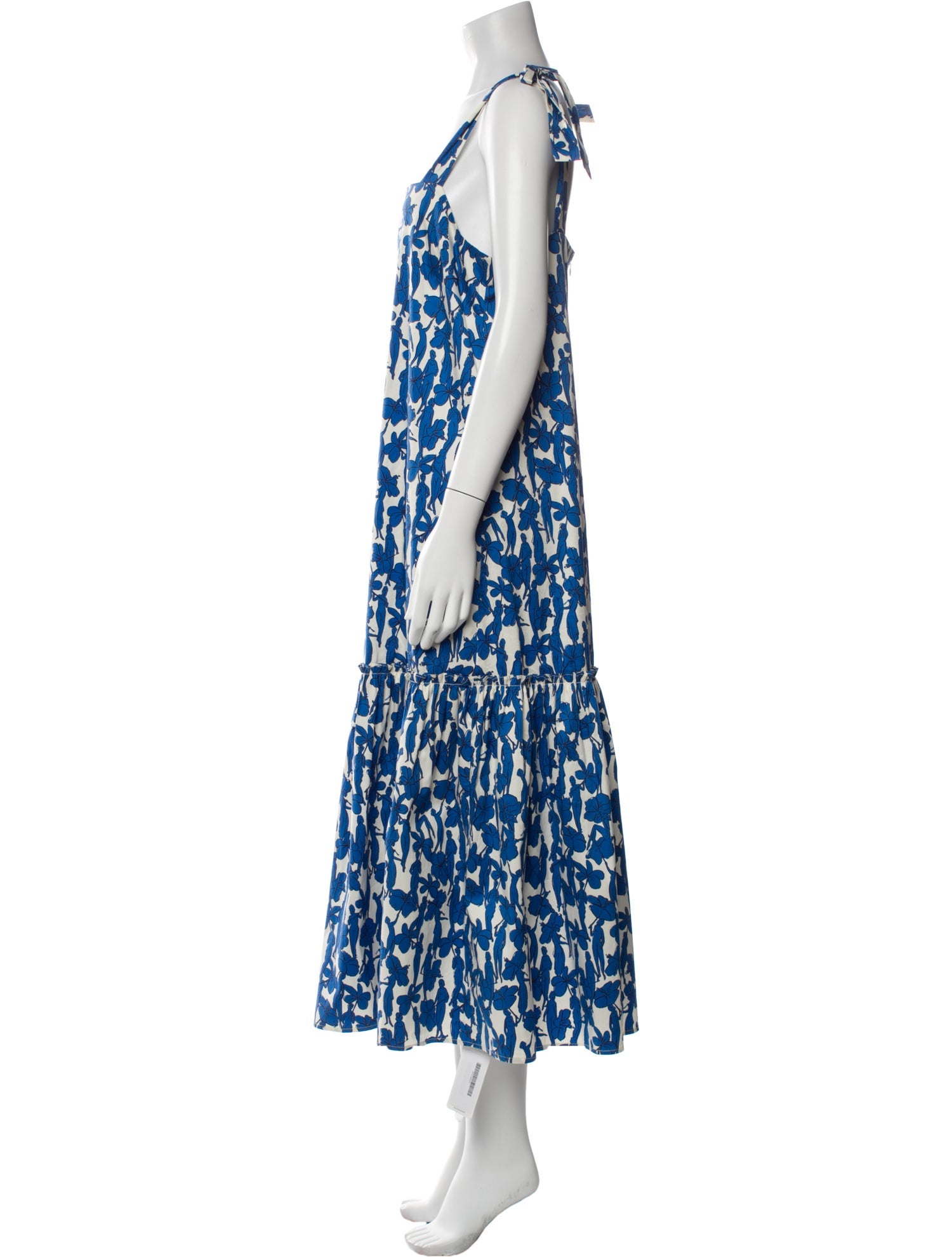 Tory Burch Floral Print Long Dress