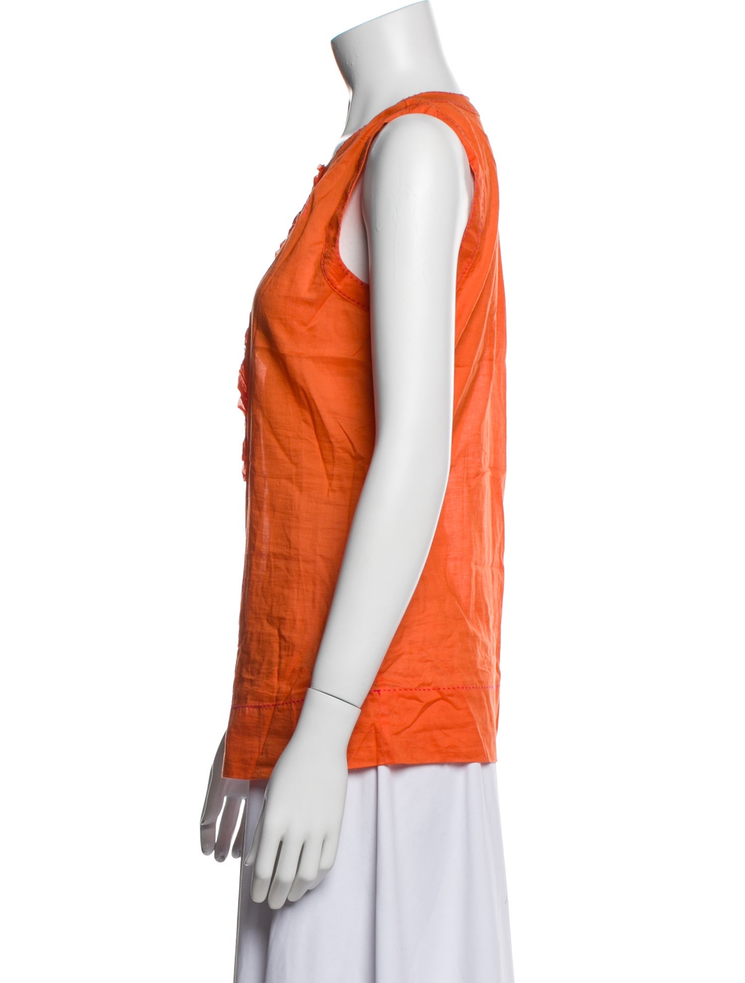 Tory Burch Crew Neck Sleeveless Top