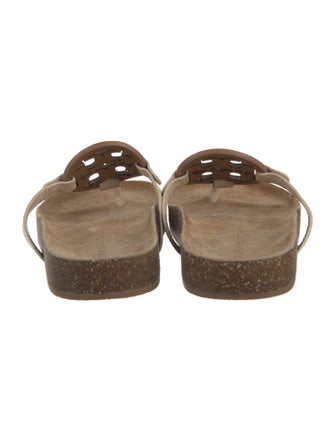 Tory Burch Leather Slides