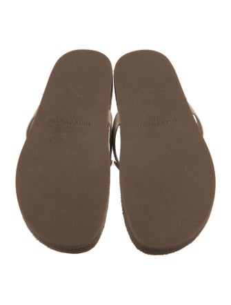 Tory Burch Leather Slides