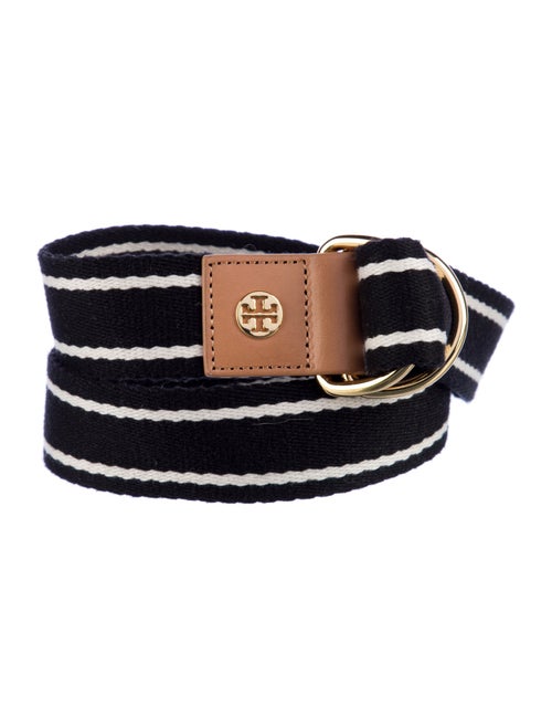 Tory Burch Leather Trim Embellishment Belt