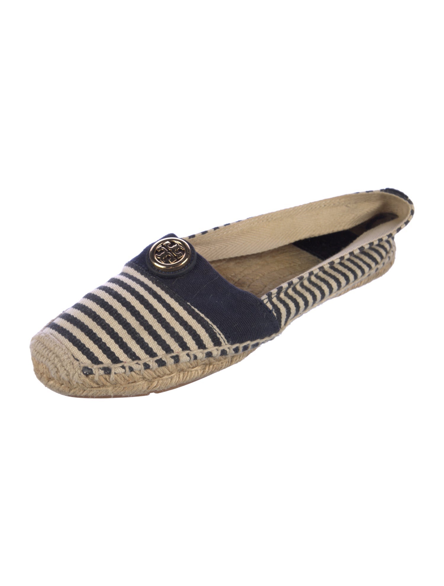 Tory Burch Canvas Striped Espadrilles