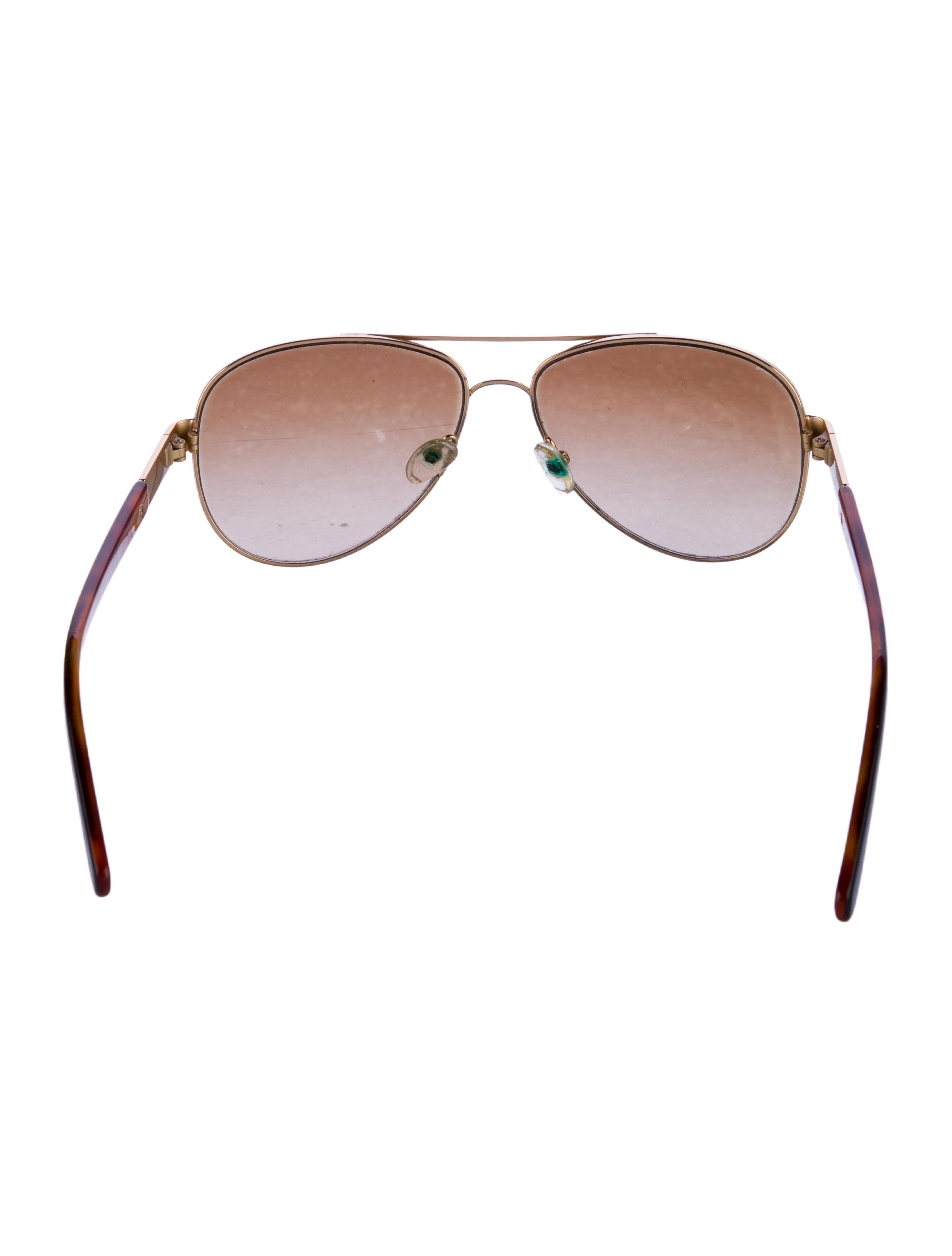 Tory Burch Aviator Gradient Sunglasses