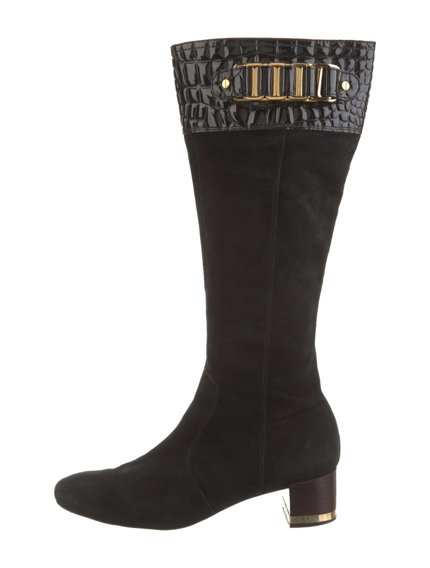Tory Burch Suede Riding Boots