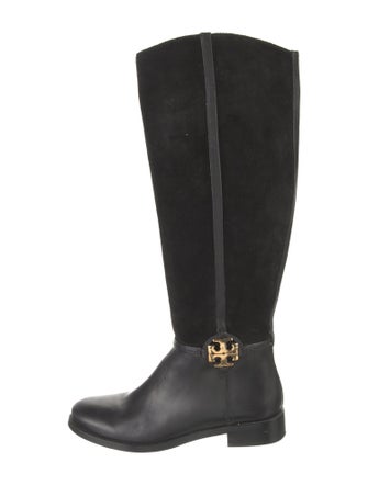 Tory Burch Leather Riding Boots