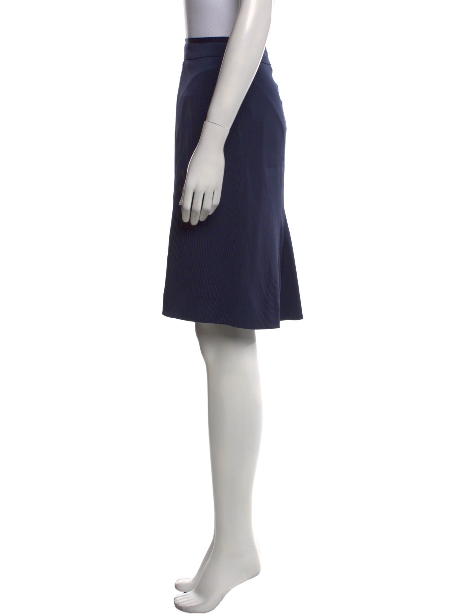 Tory Burch Pleated Accents Knee-Length Skirt