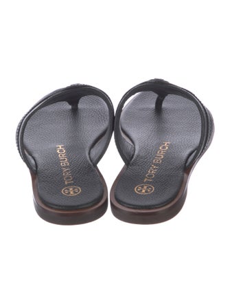 Tory Burch Leather T-Strap Sandals