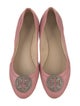 Tory Burch Signature Logo Leather Ballet Flats