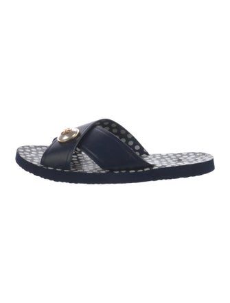 Tory Burch Leather Slides