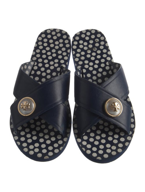 Tory Burch Leather Slides