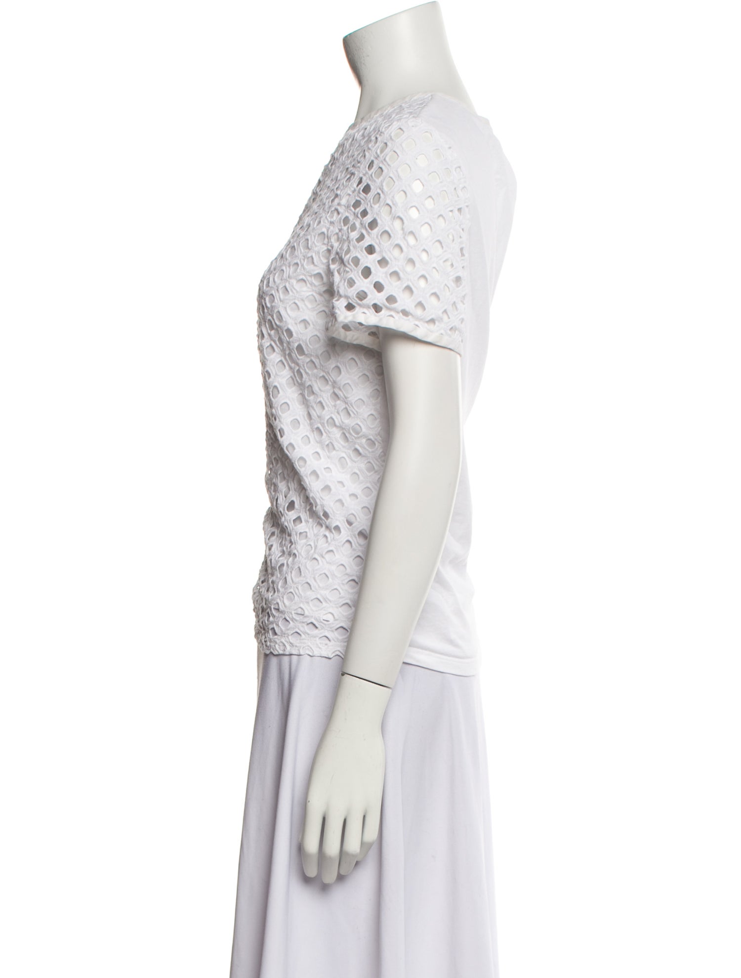 Tory Burch Crew Neck Short Sleeve Top