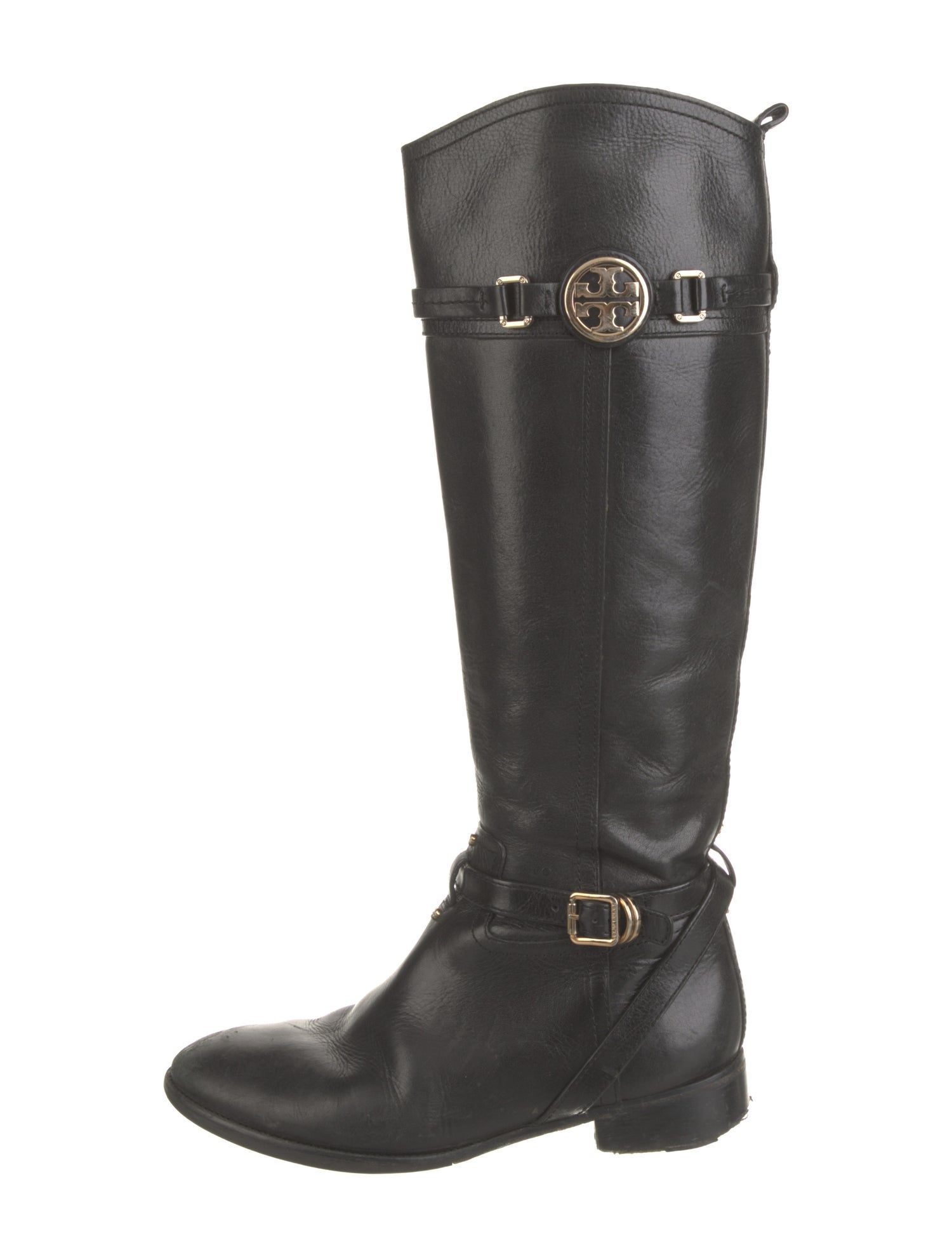 Tory Burch Leather Riding Boots