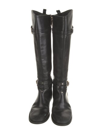 Tory Burch Leather Riding Boots