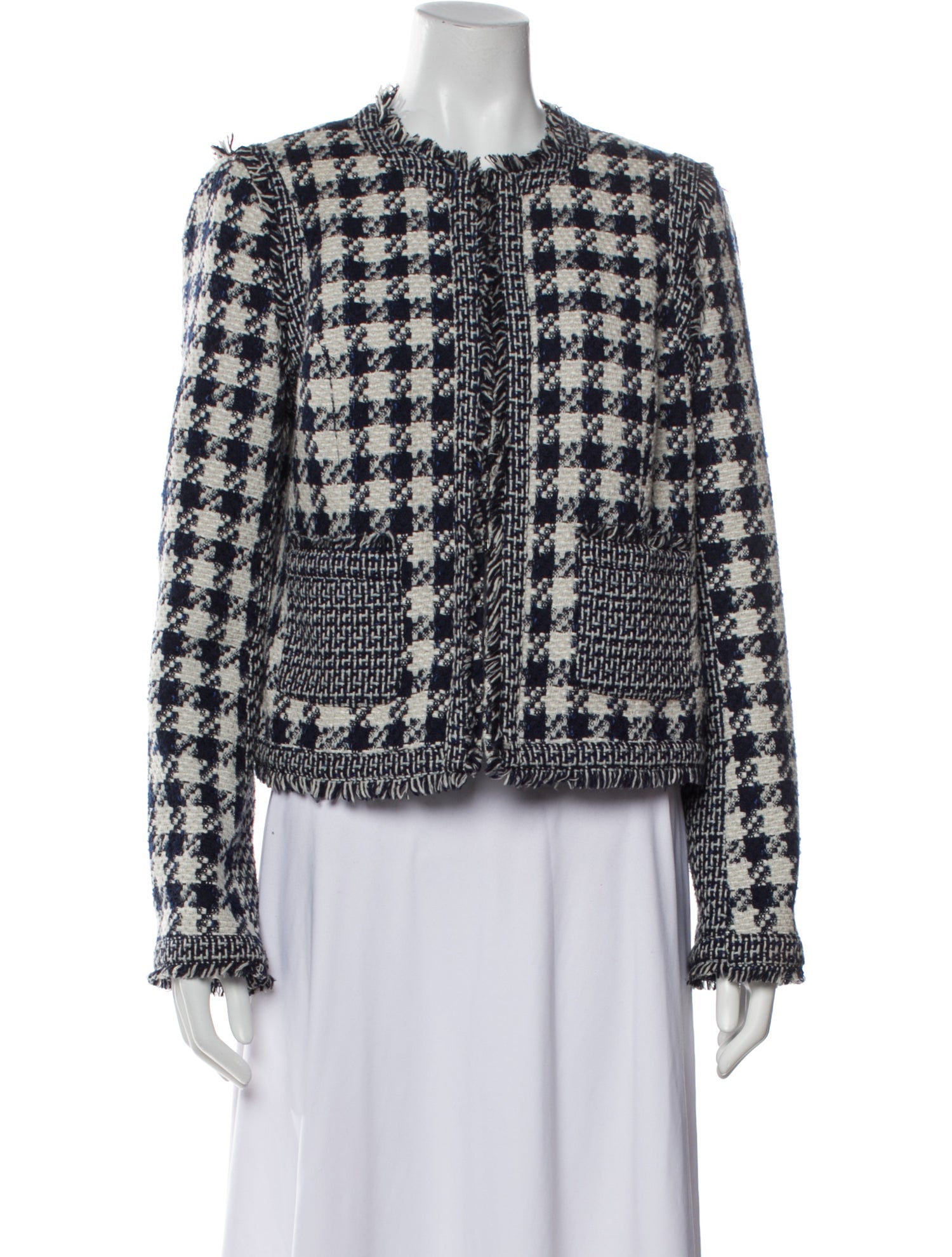 Tory Burch Tweed Pattern Evening Jacket
