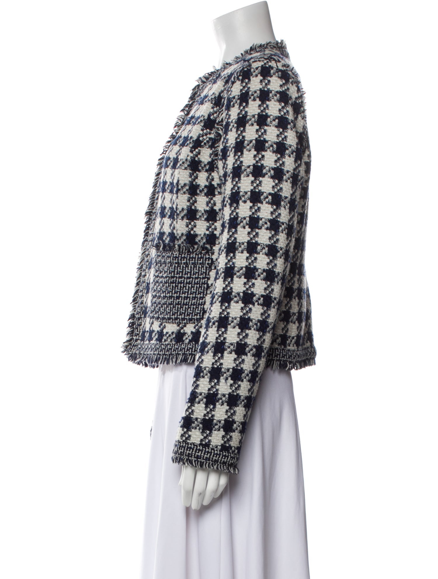 Tory Burch Tweed Pattern Evening Jacket