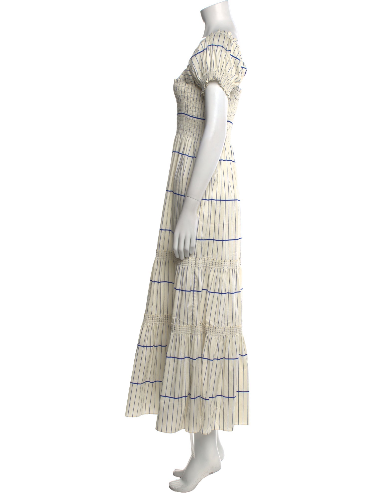 Tory Burch Striped Long Dress