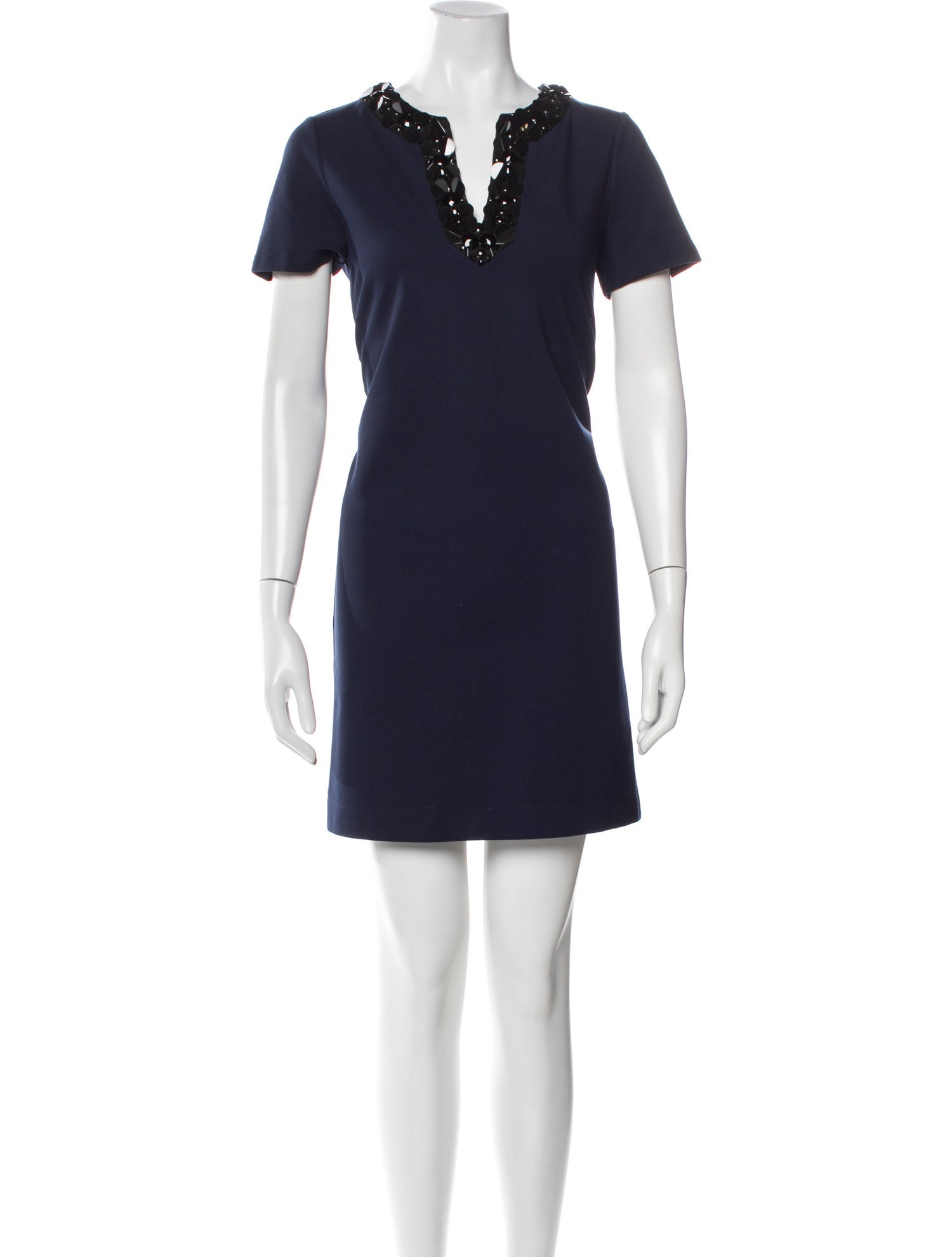 Tory Burch V-Neck Mini Dress