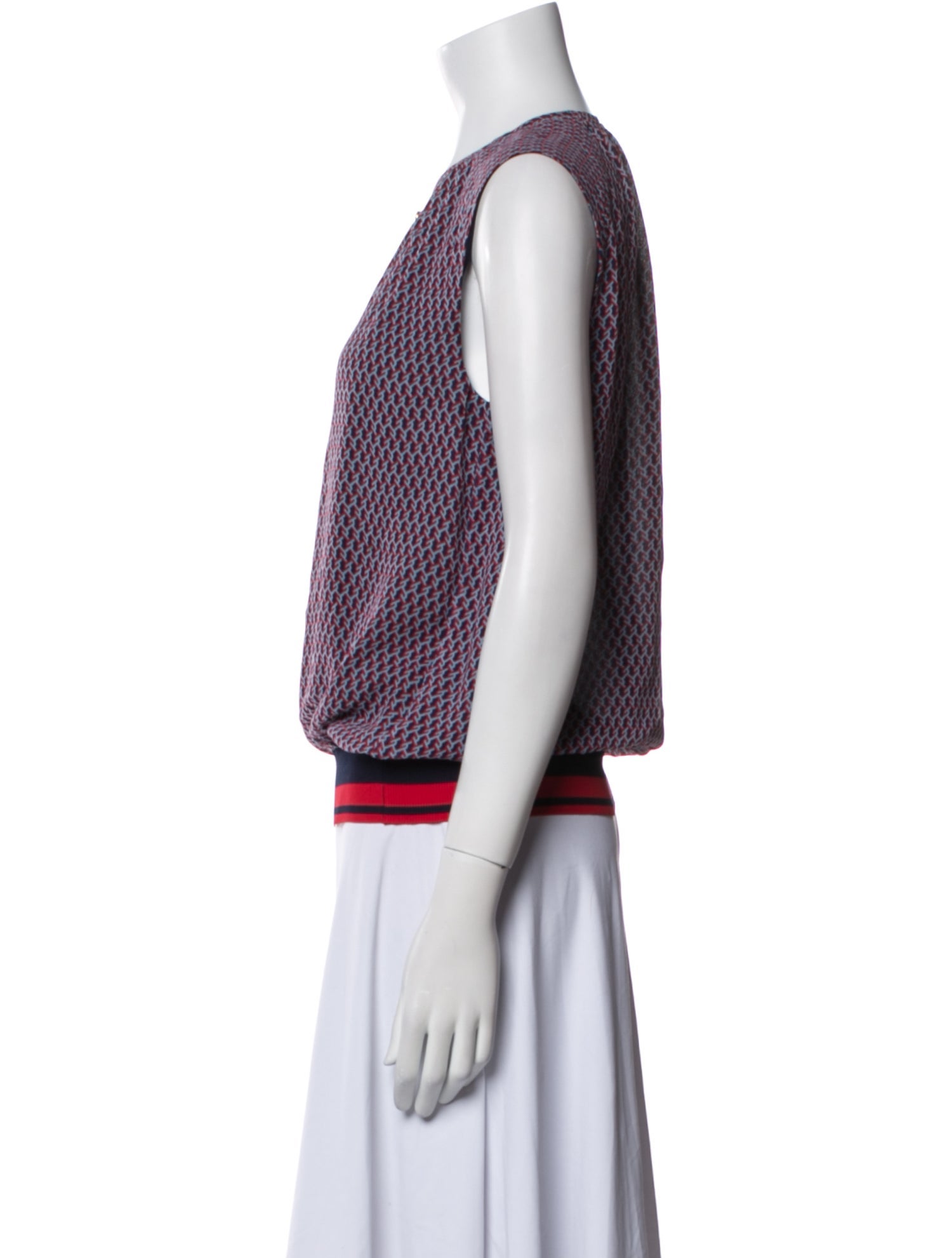 Tory Burch Silk Printed Top