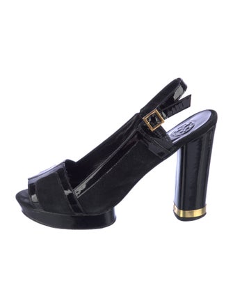Tory Burch Suede Slingback Pumps