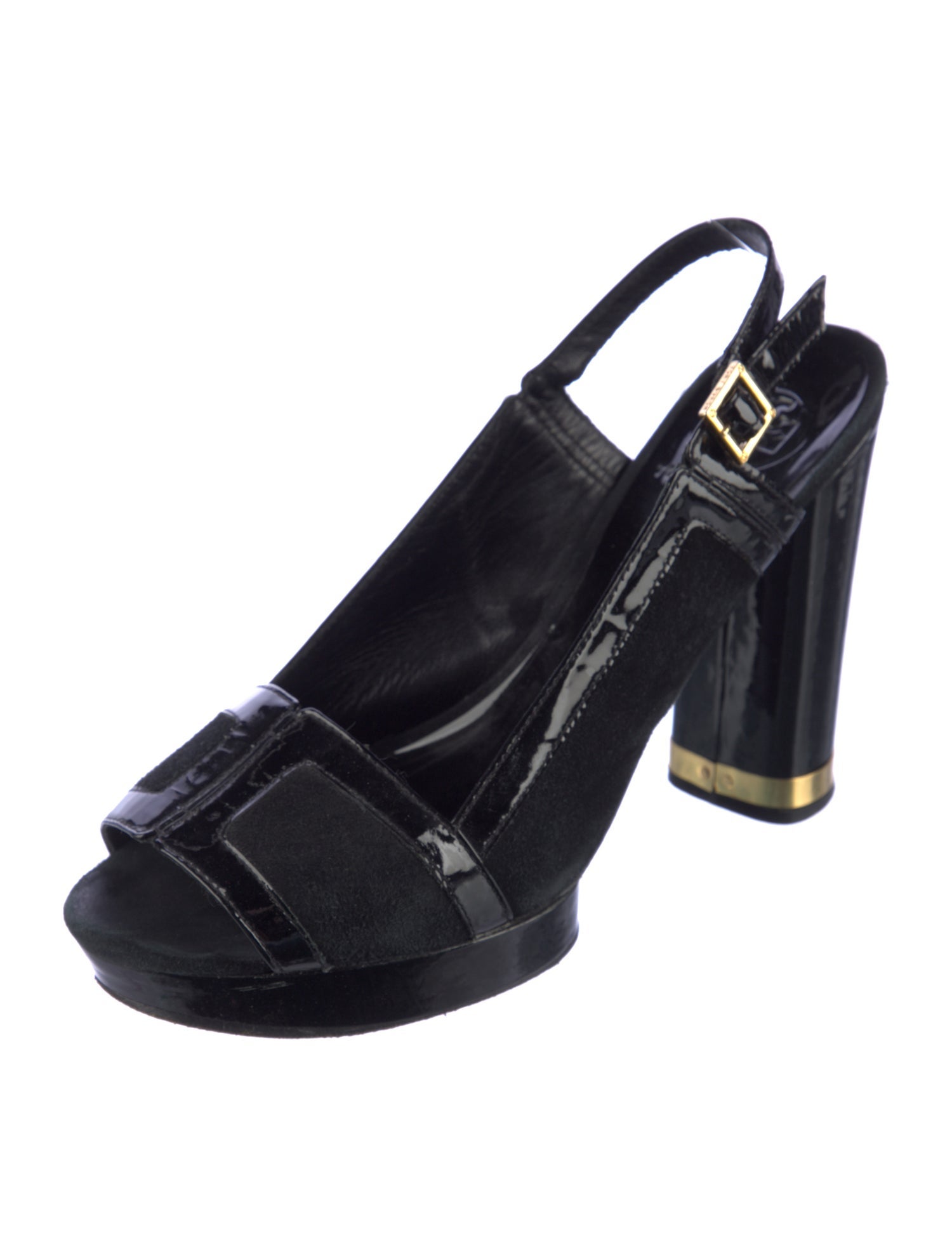 Tory Burch Suede Slingback Pumps