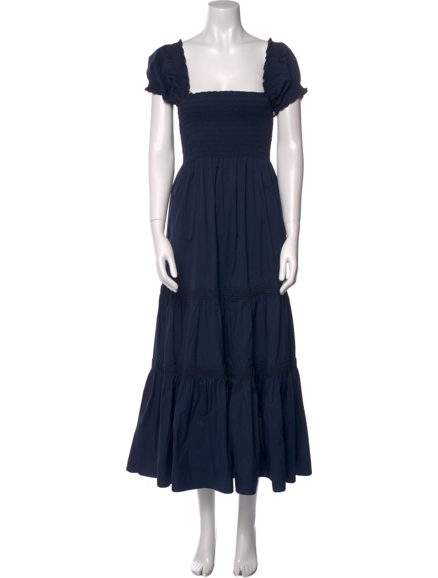 Tory Burch Square Neckline Long Dress