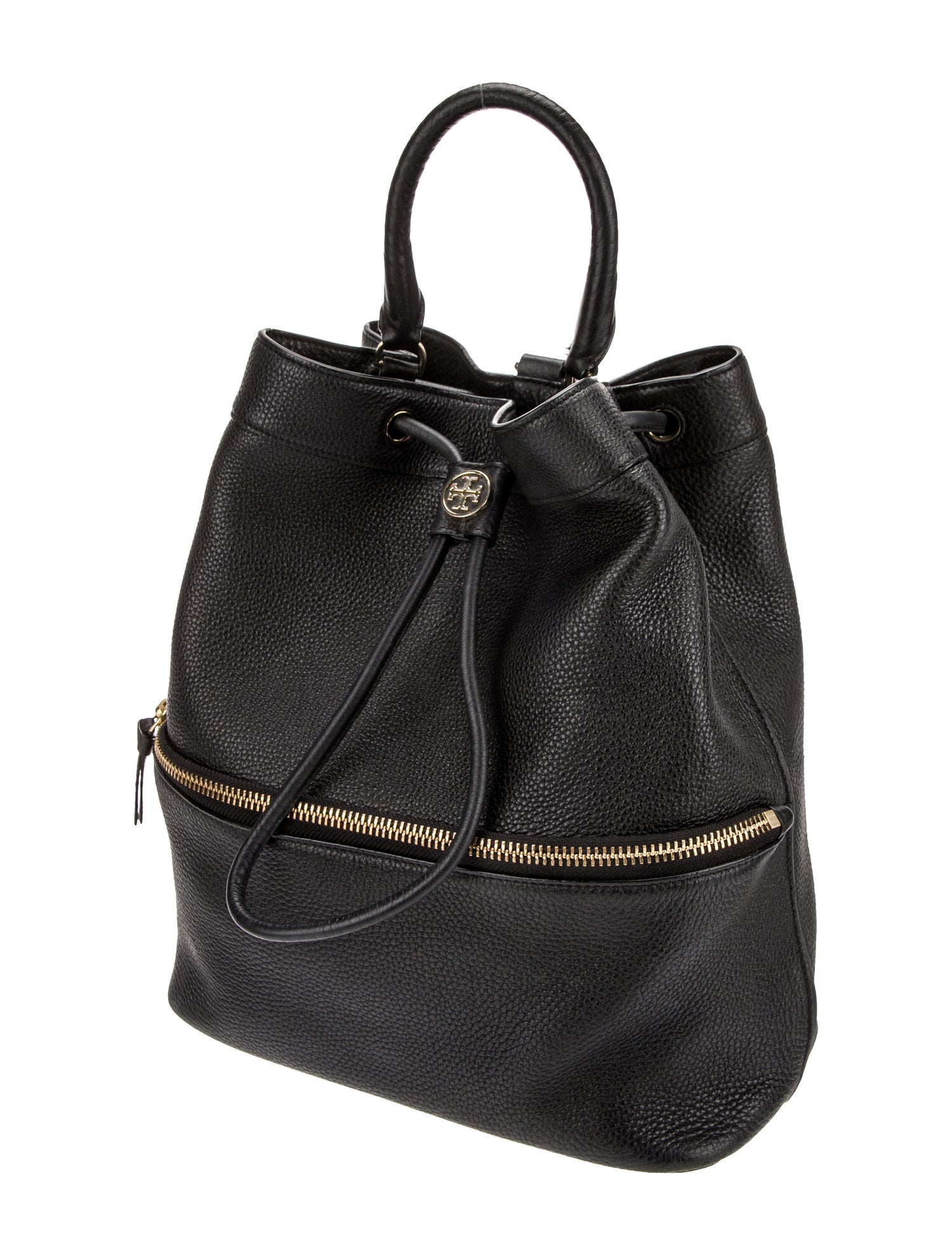 Tory Burch Leather Bucket Bag
