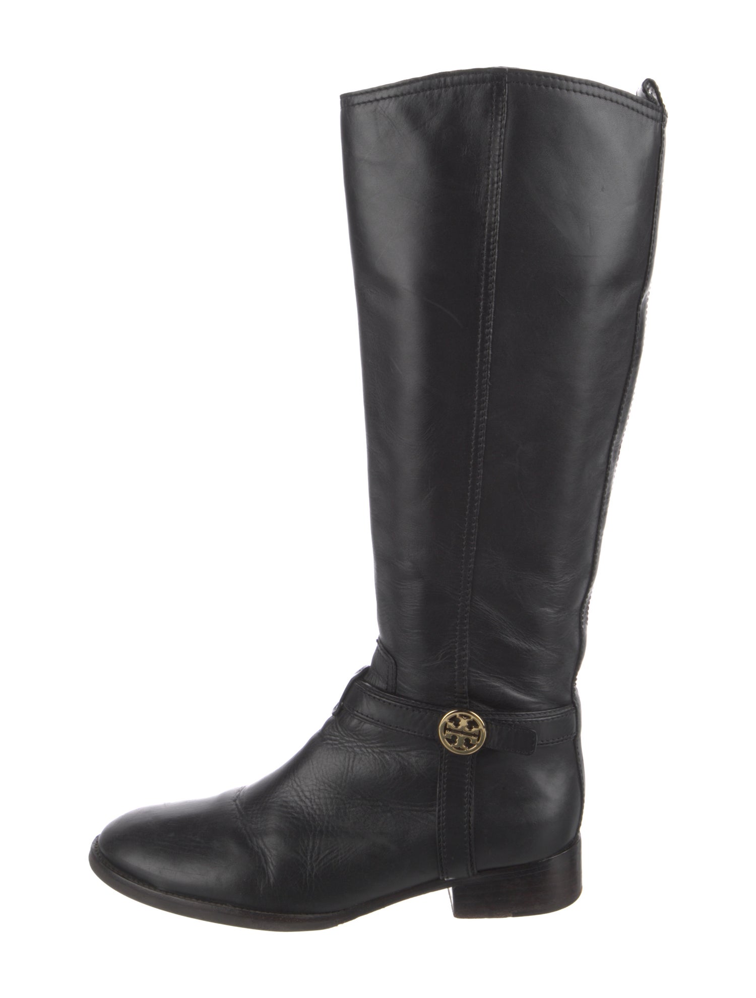Tory Burch Leather Riding Boots