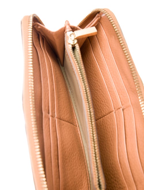 Tory Burch Leather Printed Continental Wallet