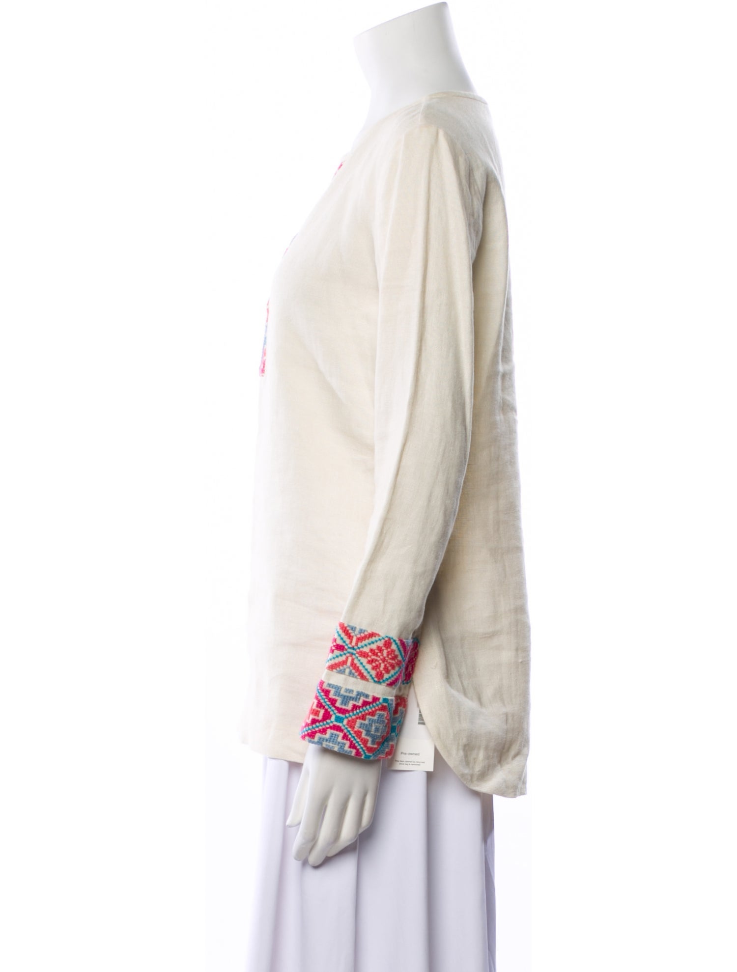 Tory Burch Linen Printed Tunic