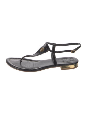 Tory Burch Leather T-Strap Sandals