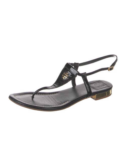 Tory Burch Leather T-Strap Sandals