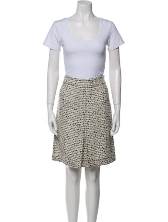 Tory Burch Tweed Pattern Skirt Suit