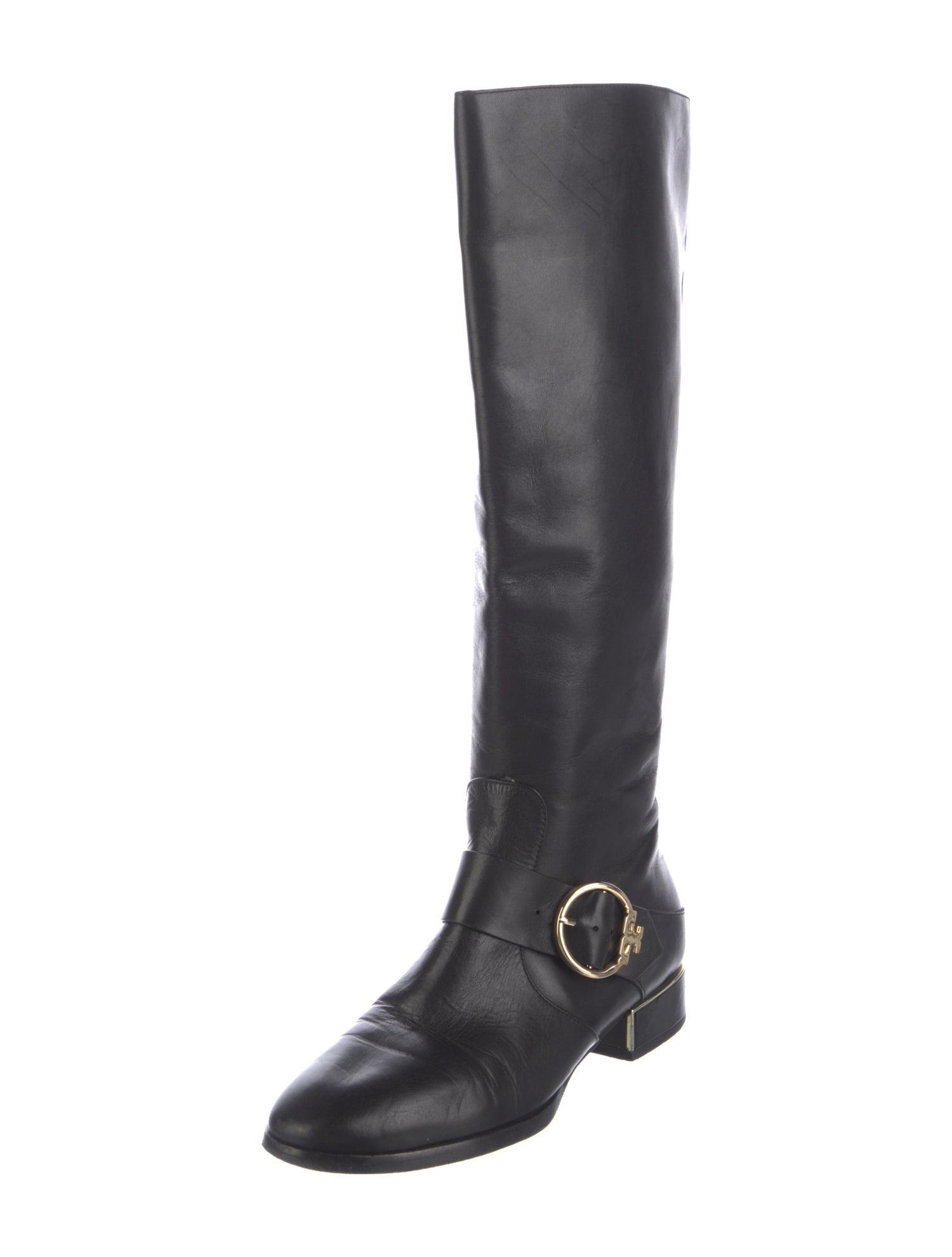 Tory Burch Leather Riding Boots